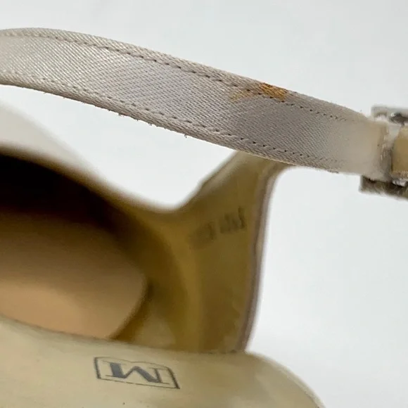 Bruno Magli Chablis White Crystal Ankle Dress Shoe - Picture 8 of 14